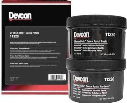 DEVCON 11320 DFense Blok Quick Patch Ceramic Bead-filled Wear & Abrasion Epoxy Online now