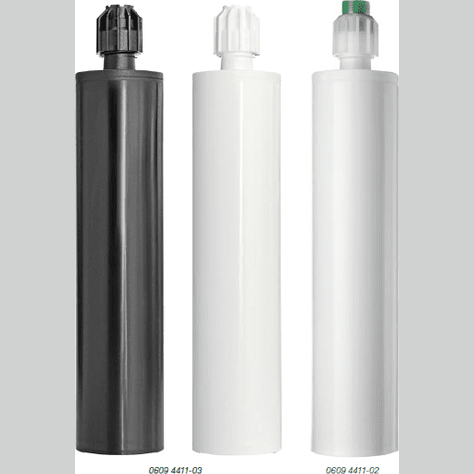 MixPac MixPeel 280ml 1:1 Ratio Empty Coaxial Cartridges (9.46oz) with included Pistons & Sealing Caps KQ 280-01-10-02 For Sale