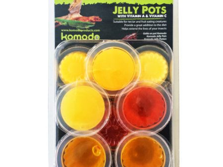 Komodo Jelly Pots Fruit Flavours (8 Pcs) Cheap