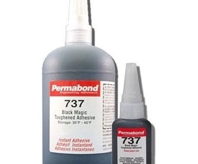 Permabond 737 Instant Adhesive-Black Magic Toughened & Flexible Temp-Resistant Gel-Gap Filling Online