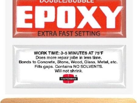 Hardman Double Bubble Red 04001 Extra-Fast Setting Epoxy (aka Epoweld 8173) For Sale