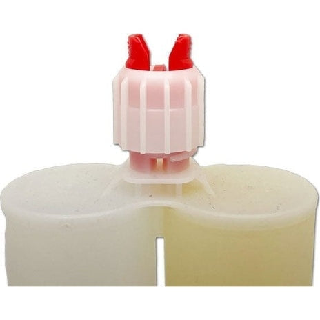 Replacement Cap Assembly 1:1 & 2:1 Ratios (Retaining Nut & Red Plug) for MixPac C & J System Cartridges (200ml, 400ml, 600ml, 1150ml, 1500ml) UMQ 10-S1 (162689) Supply