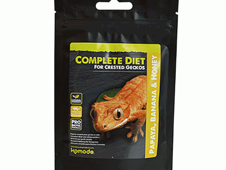 Komodo Crested Gecko Complete Diet - Papaya, Banana & Honey 60g Fashion