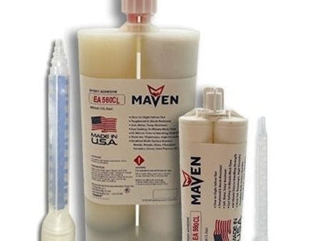 Maven EA 560CL Crystal Clear Epoxy Adhesive & Potting Compound - Slow Set 60-80-Min Epoxy-Medium Viscosity Crystal Clear-2:1 ratio Online