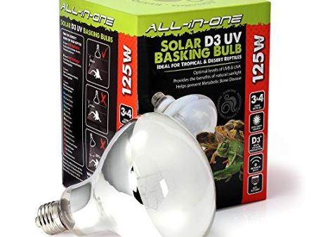 KOMODO Solar D3 UV Basking Bulb 125W For Sale