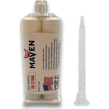 Maven EA 270BK Black Epoxy Adhesive & Potting Compound - Slow Set 60-80-Min Epoxy-Medium Viscosity Black-1:1 ratio Supply