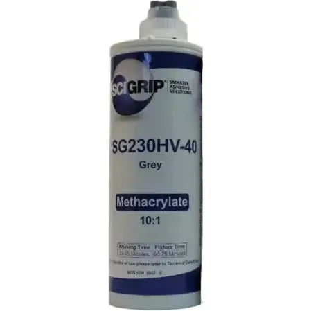 SciGrip SG230HV For Large Structures Non-Sag Toughened 30, 40, 60 & 80 min Gray 490ml 10:1 MMA Methacrylate Adhesive SG230HV-30-G Cheap