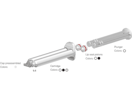 MIXPAC K-System Small Syringe Full Kits (Syrings, Plungers & Pistons together) two-part 1:1 & 10:1 Ratios (2.5ml, 3ml, 5ml, 10ml) (2.5cc, 3cc, 5ccl, 10cc) Online Hot Sale