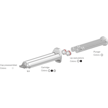 MIXPAC K-System Small Syringe Full Kits (Syrings, Plungers & Pistons together) two-part 1:1 & 10:1 Ratios (2.5ml, 3ml, 5ml, 10ml) (2.5cc, 3cc, 5ccl, 10cc) Online Hot Sale