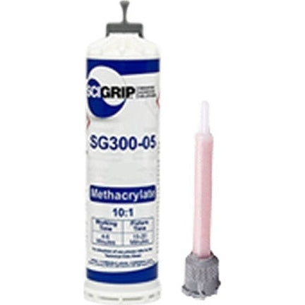 SciGrip SG300 Black High Strength Toughened 05, 15 & 40 min 490ml 10:1 MMA Methacrylate Adhesive Cheap