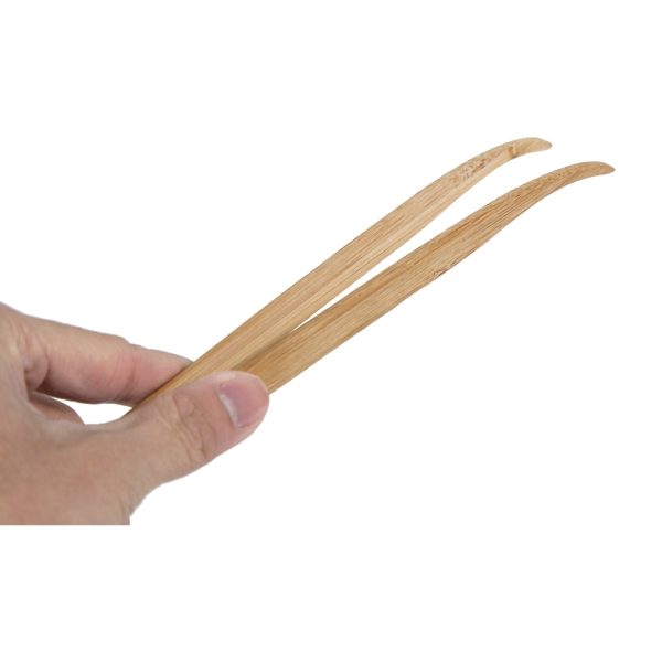 Livefood Stainless Bamboo Tweezers Curve 280mm (11 ) Bulk Buy x12 Sale