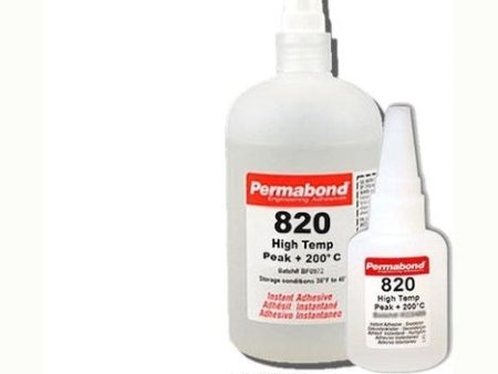 Permabond 820 Instant Adhesive-Fast-Set Temperature-Resistant Thin General Purpose Hot on Sale