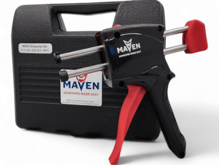 Maven MS50 Dispensing Gun Kit with Case for 50ml Epoxy and Adhesives (All Ratios: 1:1, 2:1, 3:2, 4:1, 10:1 ratios) on Sale