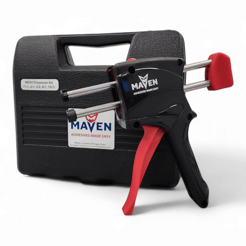 Maven MS50 Dispensing Gun Kit with Case for 50ml Epoxy and Adhesives (All Ratios: 1:1, 2:1, 3:2, 4:1, 10:1 ratios) on Sale