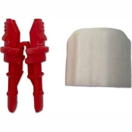 Replacement Cap Assembly 1:1 & 2:1 Ratios (Retaining Nut & Red Plug) for MixPac C & J System Cartridges (200ml, 400ml, 600ml, 1150ml, 1500ml) UMQ 10-S1 (162689) Supply