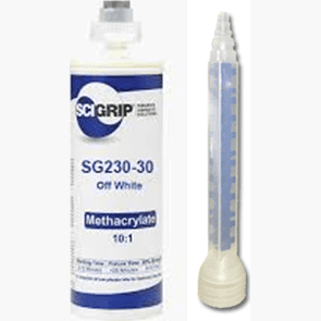 SciGrip SG230HV For Large Structures Non-Sag Toughened 30, 40, 60 & 80 min Gray 490ml 10:1 MMA Methacrylate Adhesive SG230HV-30-G Cheap