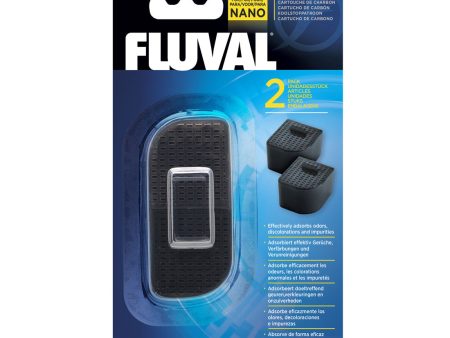 Fluval® Nano Aquarium Filter Carbon Cartridge, 2 Pack Cheap