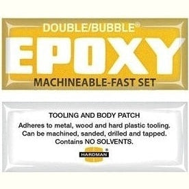 Hardman Double Bubble  Yellow Label  Machineable Epoxy 04002 Hot on Sale