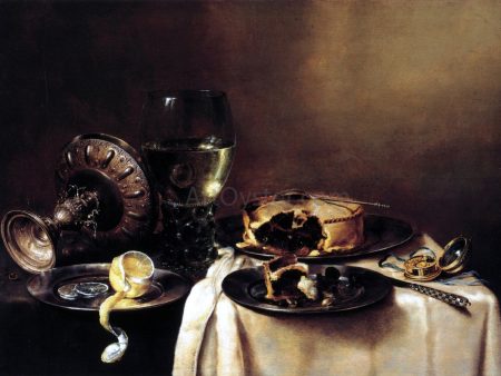 A Still Life by Willem Claesz Heda - Hand-Painted Oil Painting on Canvas Discount