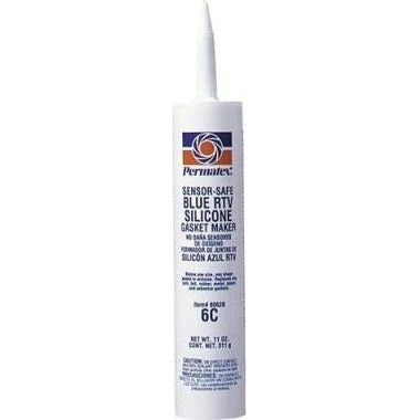 PERMATEX #6 Sensor Safe Blue LO RTV Silicone Gasket Maker - 3 oz. tube, carded 80022 For Sale