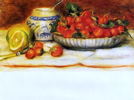 Strawberries by Pierre Auguste Renoir - Hand-Painted Oil Painting on Canvas Sale