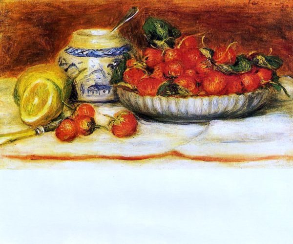 Strawberries by Pierre Auguste Renoir - Hand-Painted Oil Painting on Canvas Sale