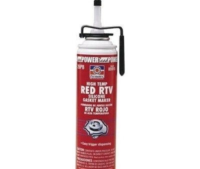 PERMATEX 85915 #26 High-Temp RTV Silicone Gasket Maker - 7.25 oz net wt. PowerBead can Hot on Sale