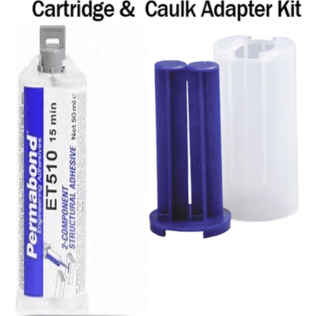 PERMABOND ET510 Medium Set 10 - 20 min Two-Part Epoxy Adhesive Cartridges & Accessories For Sale