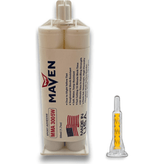 Maven MMA 3005-W White Acrylic - Fast Set 4-6-Min MMA Adhesive-Thick High Viscosity White Color -1:1 ratio Online