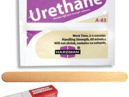 Hardman Double Bubble Purple Beige-Label A85 04024 - Crystal Clear Flexible Water-Resistant Urethane Adhesive For Discount