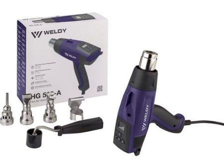 Weldy 123.159 HG 530-A Professional Heat Gun with Precice Digital Temp Control Supply