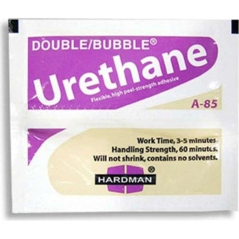 Hardman Double Bubble Purple Beige-Label A85 04024 - Crystal Clear Flexible Water-Resistant Urethane Adhesive For Discount