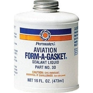 PERMATEX Aviation FORM-A-GASKET #3 Sealant - 16 fl. oz. bottle 80017 Online now