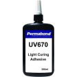 Permabond UV670 UV single part, fast curing, UV curable adhesive Cheap