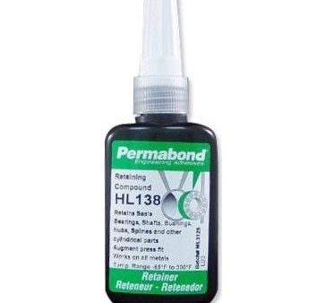 Permabond Anaerobic HL138 with high strength, low viscosity, general purpose, anaerobic retaining compound Online Sale