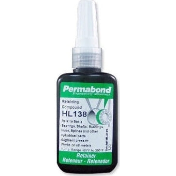 Permabond Anaerobic HL138 with high strength, low viscosity, general purpose, anaerobic retaining compound Online Sale