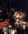 Banquet Still-Life with a Mouse (detail) by Abraham Van Beyeren - Hand-Painted Oil Painting on Canvas Fashion