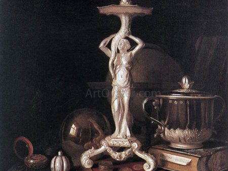 Vanitas by Pieter Gerritsz. Van Roestraeten - Hand-Painted Oil Painting on Canvas For Cheap