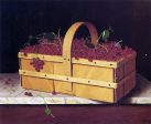 A Basket of Catawba Grapes by William Michael Harnett - Hand-Painted Oil Painting on Canvas Online Hot Sale