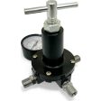 Pneumatic air pressure regulator kit with control valve and 70psi (500kPa) gauge assembly Sale