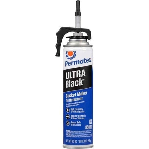 PERMATEX 85080 ULTRA BLACK Max Oil Resistance Gasket Maker - 9.5 oz net wt. PowerBead can on Sale