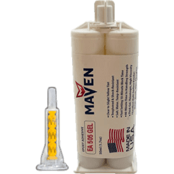 Maven Epoxy EA 505 GEL - Fast Set 5-Min Epoxy-Thick Gel (Thixotropic) Viscosity Clear-1:1 ratio Online now