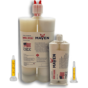 Maven MMA 3005-W White Acrylic - Fast Set 4-6-Min MMA Adhesive-Thick High Viscosity White Color -1:1 ratio Online