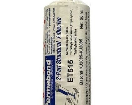 Permabond ET515 1:1-Ratio Medium Set 10 - 20 min Two-Part Epoxy Adhesive Cartridges and Accessories Hot on Sale