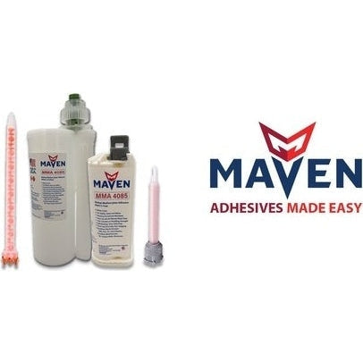 Maven MMA 4085 Acrylic - Medium Set 10-Min MMA Adhesive-Medium Viscosity UV Stable Resistant - Translucent Clear-10:1 ratio For Cheap