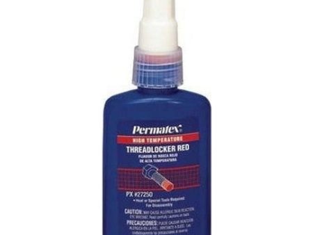 PERMATEX High Temperature Threadlocker Red – 50 ml bottle Fashion