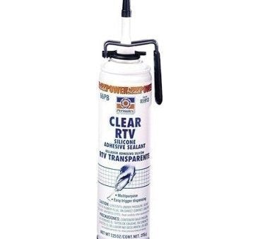 PERMATEX 85913 #66 Clear Silicone Adhesive Sealant - 7.25 oz net wt. PowerBead can on Sale