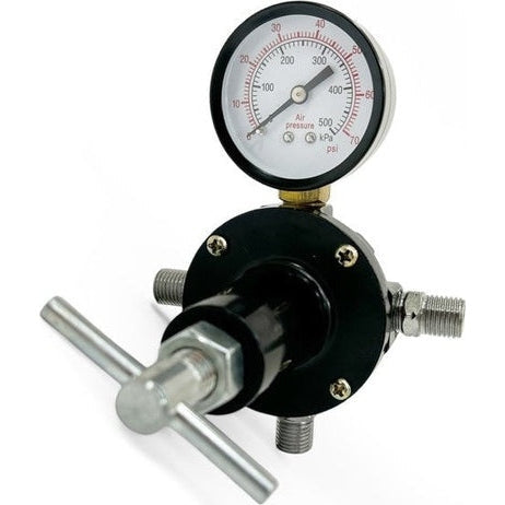 Pneumatic air pressure regulator kit with control valve and 70psi (500kPa) gauge assembly Sale