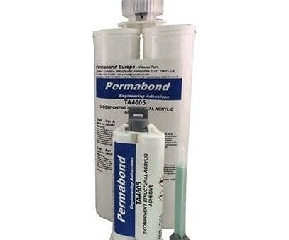 Permabond TA4605 Polyolefin & Rubber Bonder Thick Gel Fast Set 5-10 min Acrylic MMA Adhesive Off-White Online Hot Sale