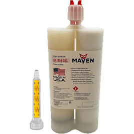 Maven Epoxy EA 505 GEL - Fast Set 5-Min Epoxy-Thick Gel (Thixotropic) Viscosity Clear-1:1 ratio Online now